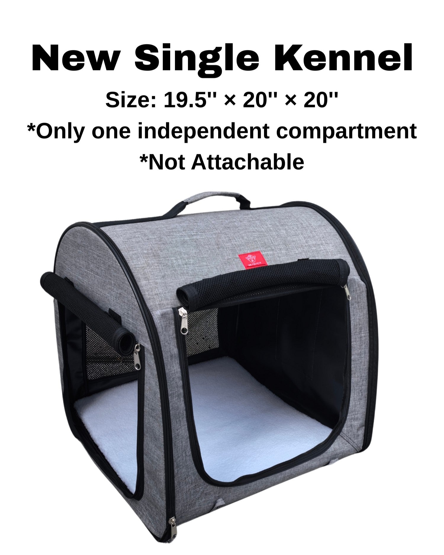 One for Pets Portable Double Kennel - New Single Kennel Version Available!