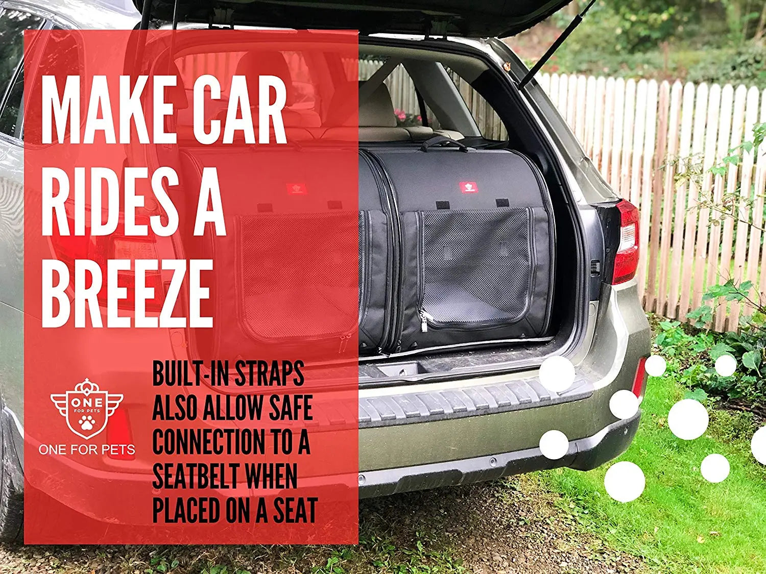 One for Pets Portable Double Kennel One for Pets