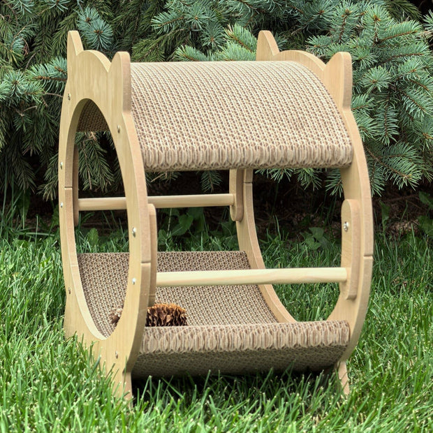 Pets Oval Cat Scratcher Bed