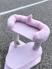Designer Cat Post - Pink Monster