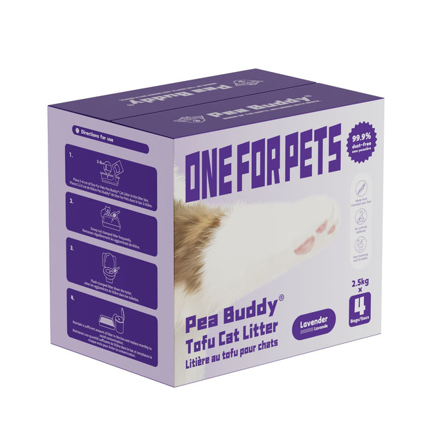 Pea Buddy® Pea-Based Tofu Cat Litter (Lavender)