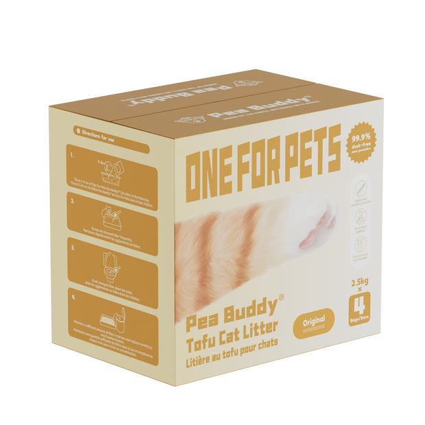 Pea Buddy® Pea-Based Tofu Cat Litter (Original)