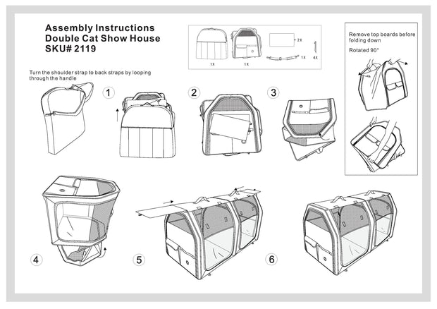 Cat Show House / Portable Kennel - Breeders Approved! One for Pets